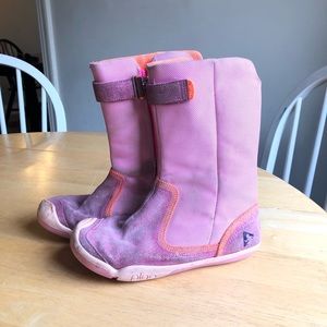 Pink Plae Boots